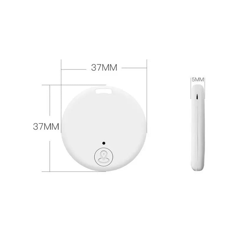Mini Localizador GPS com Alarme Antiperda, Chaveiro Inteligente Compatível com Bluetooth, Rastreador para Carteira, Cachorro, Animal de Estimação, Criança e Localizador de Chaves