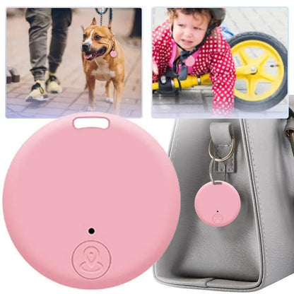 Mini Localizador GPS com Alarme Antiperda, Chaveiro Inteligente Compatível com Bluetooth, Rastreador para Carteira, Cachorro, Animal de Estimação, Criança e Localizador de Chaves