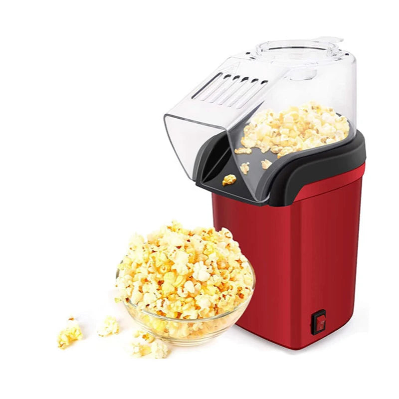Máquina Elétrica de Pipoca Doméstica 220V 110V, Mini Máquina Automática de Fazer Pipoca com Ar Quente para Uso Doméstico DIY, Cozinha, Presente para Crianças