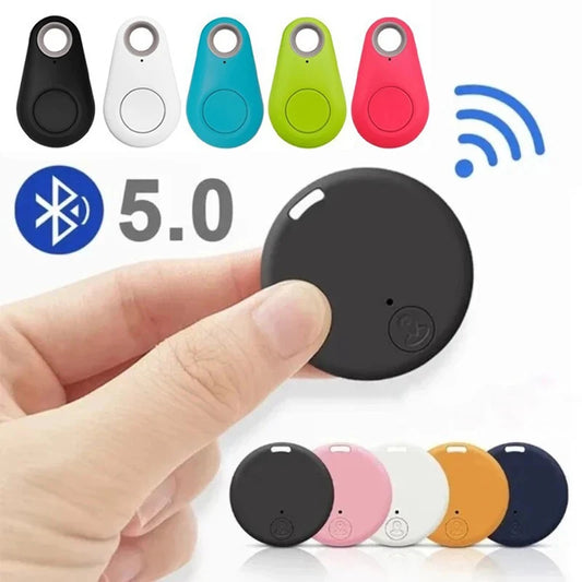 Mini Localizador GPS com Alarme Antiperda, Chaveiro Inteligente Compatível com Bluetooth, Rastreador para Carteira, Cachorro, Animal de Estimação, Criança e Localizador de Chaves