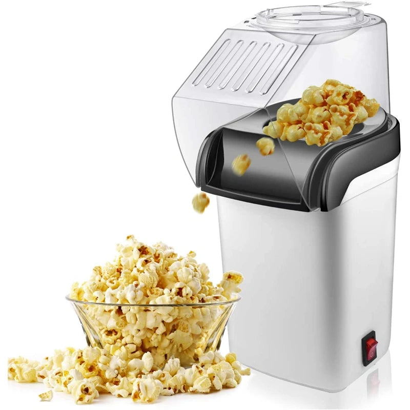 Máquina Elétrica de Pipoca Doméstica 220V 110V, Mini Máquina Automática de Fazer Pipoca com Ar Quente para Uso Doméstico DIY, Cozinha, Presente para Crianças